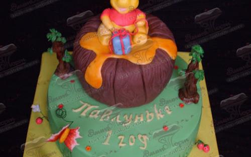 Торт Винни Пух, Элит Торт, торты на заказ, Симферополь