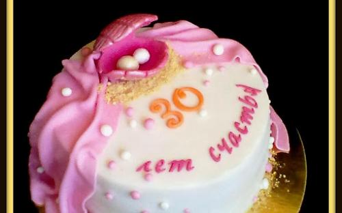 Торт Жемчужная свадьба, Элит Торт, торты на заказ, Симферополь