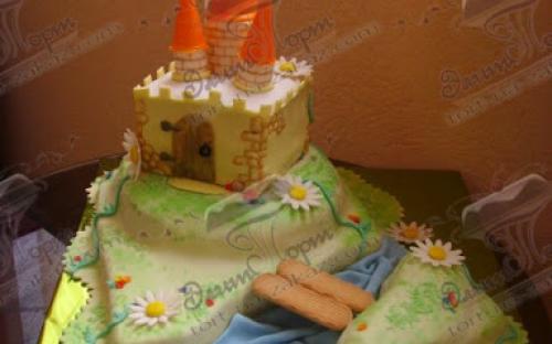 Торт Замок, Элит Торт, торты на заказ, Симферополь