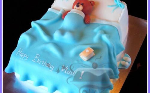 Торт Мишка в кроватке, Элит Торт, торты на заказ, Симферополь