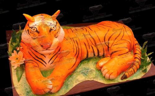 Торт тигр, Элит Торт, торты на заказ, Симферополь
