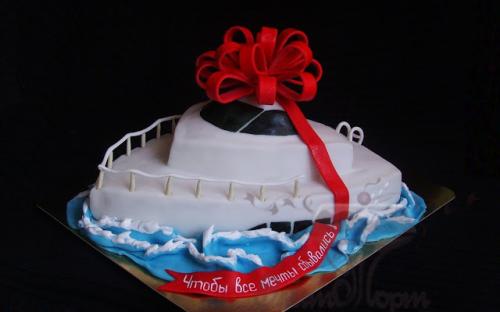 Торт Яхта, Элит Торт, торты на заказ, Симферополь