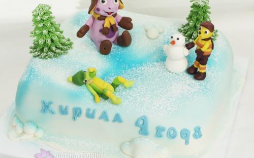 Торт Лунтик зимой, Торты на заказ от Галины, Симферополь
