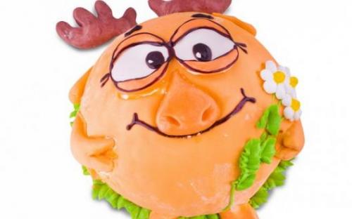 Торт на заказ "Медовица". "Лосяш". Обтяжной, Хлебокомбинат Кольчугинский