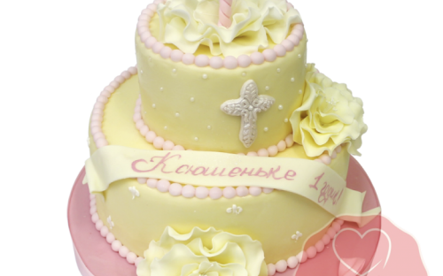 Торт на 1 годик на заказ, Кондитерская фабрика Любава