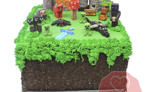 Торт Майнкрафт на заказ, Кондитерская фабрика Любава