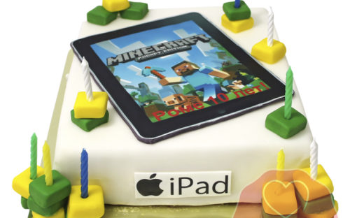 Торт Майнкрафт на заказ, Кондитерская фабрика Любава