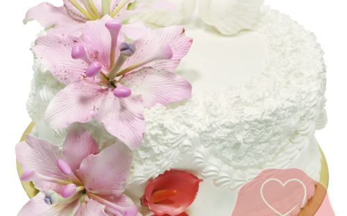 Свадебный Торт с лебедями на заказ, Кондитерская фабрика Любава