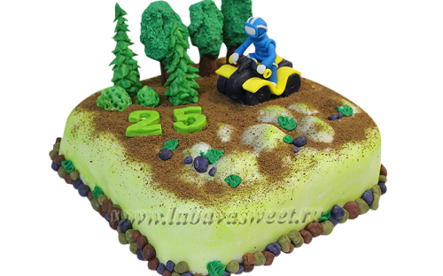 Торт Квадроцикл на заказ, Кондитерская фабрика Любава