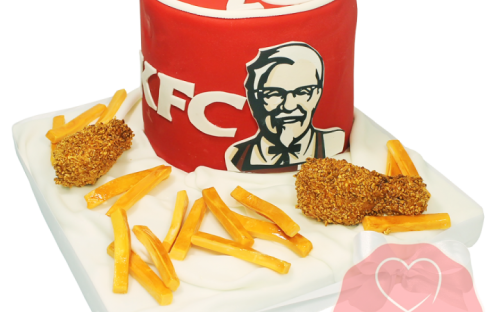 Торт корпоративный KFC на заказ, Кондитерская фабрика Любава