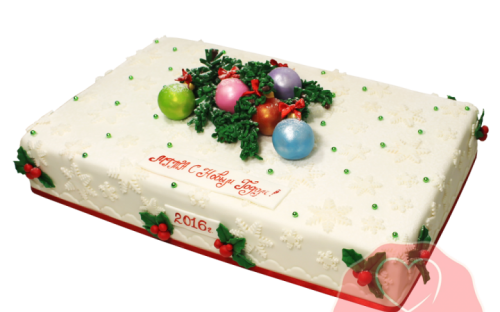 Торт новогодний на заказ, Кондитерская фабрика Любава