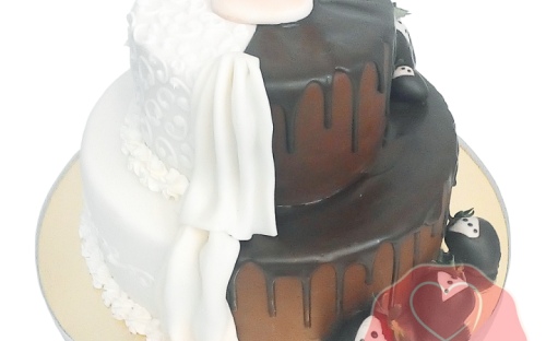 Свадебный торт Шоколадный на заказ, Кондитерская фабрика Любава