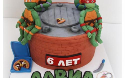 Торт Черепашки Ниндзя, Торты на заказ от Галины, Симферополь