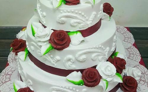 Свадебный торт на заказ кондитерская Сладушка, Тюмень