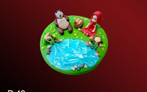 Детский торт Маша и медведь, Elit Cake, торты на заказ, Москва
