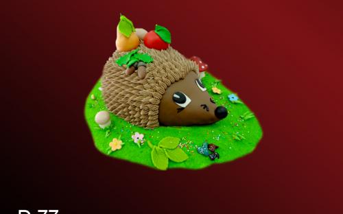 Детский торт Ёжик, Elit Cake, торты на заказ, Москва