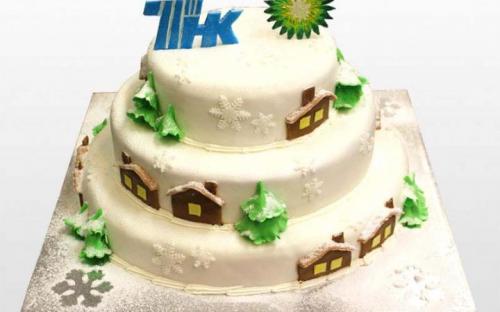 Корпоративный торт на заказ, Онтроме, кафе-кондитерская, Санкт-Петербург