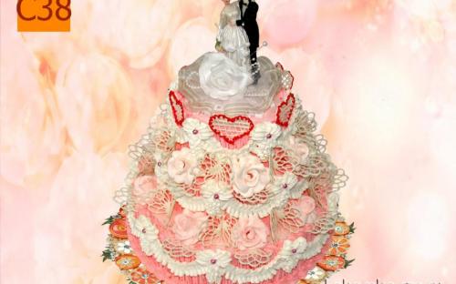 Свадебный торт на заказ, кондитерский цех Лакомка, Рязань