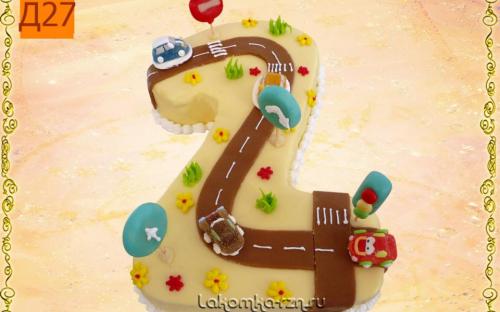 Детский торт на заказ, кондитерский цех Лакомка, Рязань
