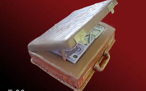Торт Чемодан денег, Elit Cake, торты на заказ, Москва