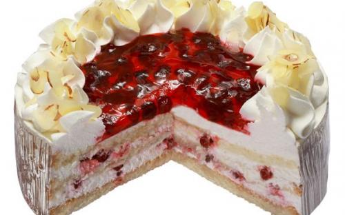 Торт Йогуртовый - бисквит " Молочная девочка" или "Три молока" + йогуртовый крем с различными ягодами и фруктами в различном сочетании, по сезону
