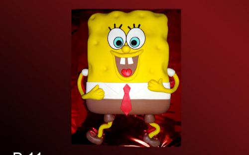 Детский торт Спанч Боб, Elit Cake, торты на заказ, Москва