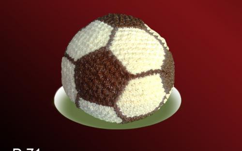 Детский торт Футбольный мяч, Elit Cake, торты на заказ, Москва