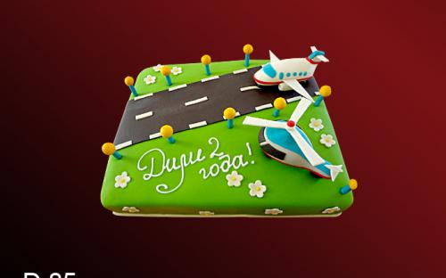 Детский торт с самолётом, Elit Cake, торты на заказ, Москва