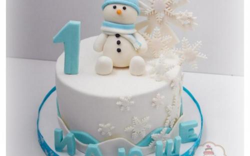 Торт на 1 год, Снеговик, Торты на заказ от Галины, Симферополь