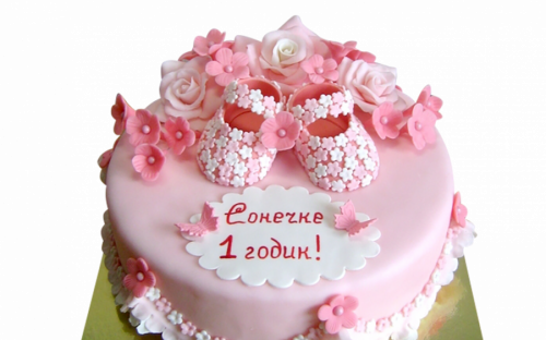 На 1 год для девочки. DolceVita, кондитерская, Дмитров, торты на заказ