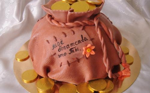Торт Мешок денег, Торты на заказ от Анны, Симферополь