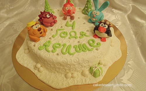 Детский торт Смешарики, Торты на заказ от Анны, Симферополь