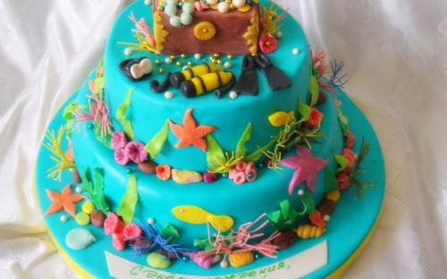 Детский торт Морские сокровища, Торты на заказ от Анны, Симферополь