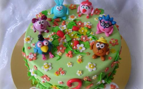 Детский торт Смешарики, Торты на заказ от Анны, Симферополь