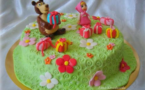Детский торт Маша и Медведь, Торты на заказ от Анны, Симферополь