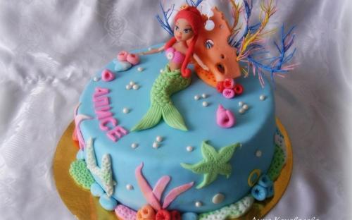 Детский торт Русалка, Торты на заказ от Анны, Симферополь