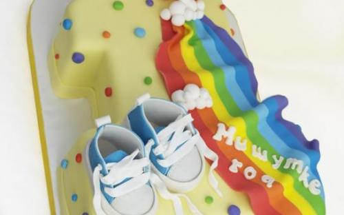 Торт единичка, на 1 годик, Торты на заказ от Галины, Симферополь