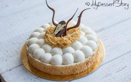 MyDessertStory, торты на заказ, Торт Coconuts (кокосовый)