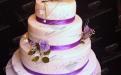 Свадебный сиреневые цветы, Элит Торт, торты на заказ, Симферополь