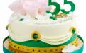 Торт на годовщину, торты на заказ Московский пекарь