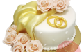 Свадебный Торт с розами на заказ, Кондитерская фабрика Любава