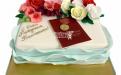 Торт на выпускной в университет, торты на заказ Московский пекарь