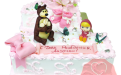 Торт детский Маша и Медведь на заказ, Кондитерская фабрика Любава