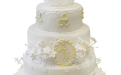 Торт свадебный Белый вальс на заказ, Кондитерская фабрика Любава