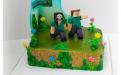 Торт Minecraft Майнкрафт, Торты на заказ от Галины, Симферополь