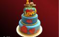 Свадебный торт Love is, Elit Cake, торты на заказ, Москва