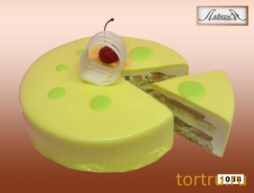 Торт "Груша-маракуйя", кондитерская Лаверна