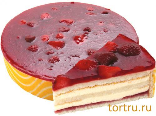 Торт "Клубнично-малиновый", Кондитерский дом Александра Селезнева Торт "Клубнично-малиновый", Кондитерский дом Александра Селезнева