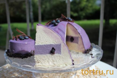 Торт "Черничный с Эл Грей", Лайтком, кондитерская, Москва Торт "Черничный с Эл Грей", Лайтком, кондитерская, Москва