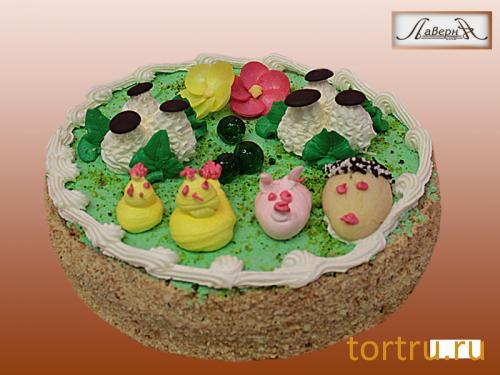 Торт "Бисквитно-кремовый", кондитерская Лаверна Торт "Бисквитно-кремовый", кондитерская Лаверна